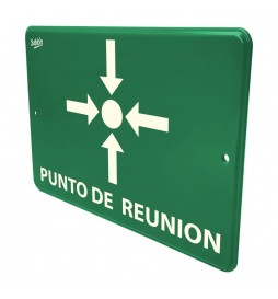 Letrero punto de reunion