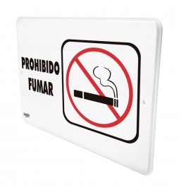 Letrero prohibido fumar