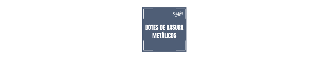 Botes de Basura Metálicos | ENVÍO GRATIS